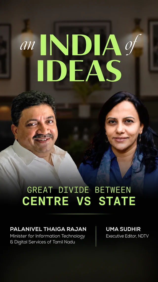 An India of Ideas — Palanivel Thiaga Rajan and Uma Sudhir