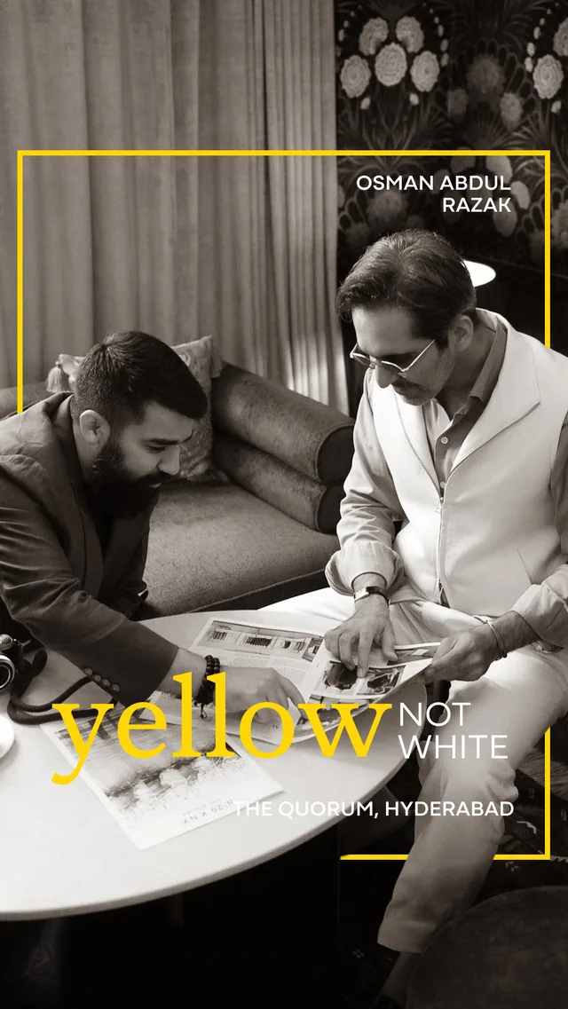 Yellow, Not White — Osman Abdul Razak