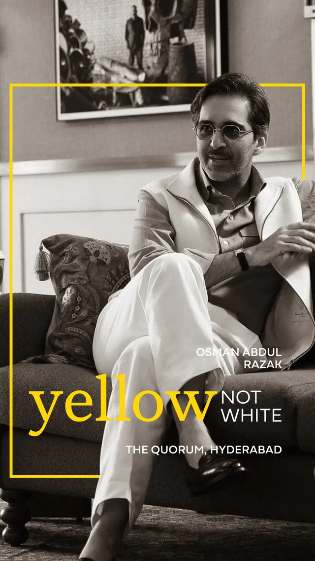 Yellow, Not White — Osman Abdul Razak